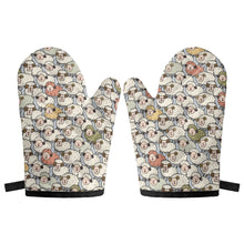 Load image into Gallery viewer, ‘Beloved Sheep’ Oven glove(two pieces)
