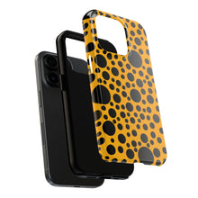 画像をギャラリービューアに読み込む, ‘Yellow with Black dots’ Phone Cases