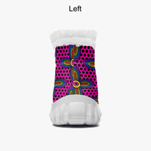 Load image into Gallery viewer, Vibrant Blossom- Fur Zipper Up Boots