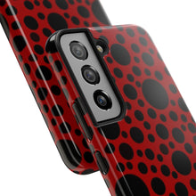 画像をギャラリービューアに読み込む, ‘Red with Black dots’ Phone Cases
