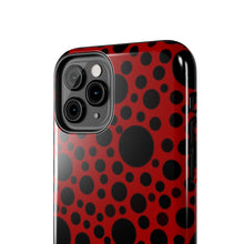画像をギャラリービューアに読み込む, ‘Red with Black dots’ Phone Cases