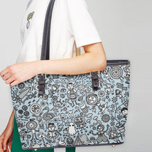 Load image into Gallery viewer, 586. ‘Good Time’ Large Leather Tote Bag