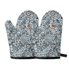 Load image into Gallery viewer, ‘Good time’ Oven glove(two pieces)