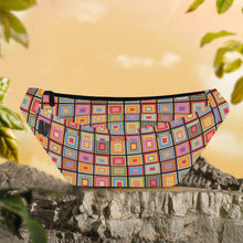 Load image into Gallery viewer, ‘Colorful square’ Fanny Pack