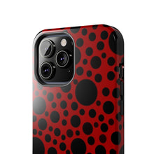 画像をギャラリービューアに読み込む, ‘Red with Black dots’ Phone Cases