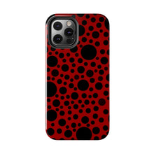 画像をギャラリービューアに読み込む, ‘Red with Black dots’ Phone Cases