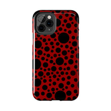 画像をギャラリービューアに読み込む, ‘Red with Black dots’ Phone Cases
