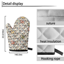Load image into Gallery viewer, ‘Beloved Sheep’ Oven glove(two pieces)