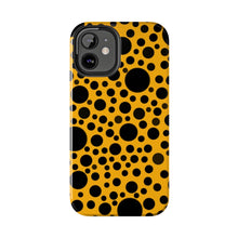 画像をギャラリービューアに読み込む, ‘Yellow with Black dots’ Phone Cases