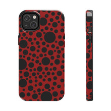 画像をギャラリービューアに読み込む, ‘Red with Black dots’ Phone Cases