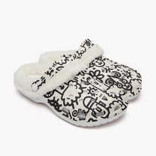 Load image into Gallery viewer, ‘Doodle Sheep’ Lined All Over Printed Clogs