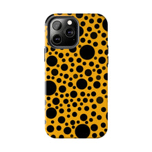 画像をギャラリービューアに読み込む, ‘Yellow with Black dots’ Phone Cases