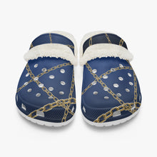Load image into Gallery viewer, ‘Chains’ Lined Clogs