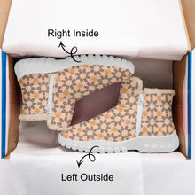 Load image into Gallery viewer, New York memories in orange-Fur Zipper Up Boots