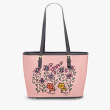 画像をギャラリービューアに読み込む, 586. ‘cat lovers’ Large Leather Tote Bag