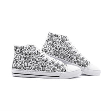 Load image into Gallery viewer, Happy Bunny -Unisex High Top Canvas Shoes