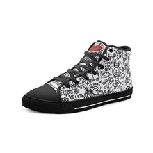 Load image into Gallery viewer, Happy Bunny -Unisex High Top Canvas Shoes