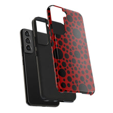 画像をギャラリービューアに読み込む, ‘Red with Black dots’ Phone Cases