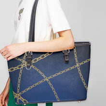 画像をギャラリービューアに読み込む, ‘Chains’ Large Leather Tote Bag