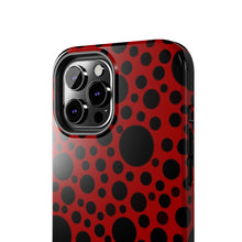 画像をギャラリービューアに読み込む, ‘Red with Black dots’ Phone Cases