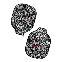 画像をギャラリービューアに読み込む, 'Everything is Perfect on Black’ Pickleball racket cover