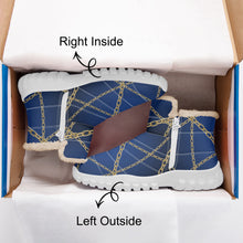 Load image into Gallery viewer, ‘Chains’ Fur Zipper Up Boots