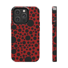 画像をギャラリービューアに読み込む, ‘Red with Black dots’ Phone Cases