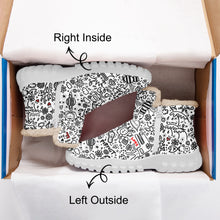 Load image into Gallery viewer, Everything is Perfect white-.Fur Zipper Up Boots