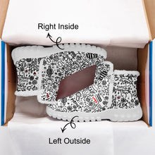 Load image into Gallery viewer, Everything is Perfect white-.Fur Zipper Up Boots