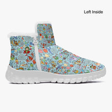 Load image into Gallery viewer, You are not alone Blue-Fur Zipper Up Boots