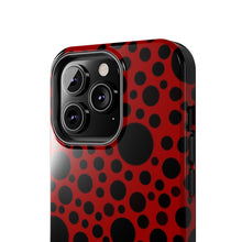 画像をギャラリービューアに読み込む, ‘Red with Black dots’ Phone Cases