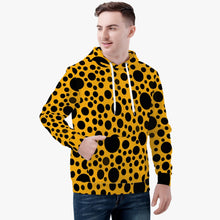 画像をギャラリービューアに読み込む, 'Yellow with black dots' Unisex Hoodie
