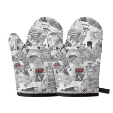 Load image into Gallery viewer, ‘Fogo island’ Oven glove(two pieces)