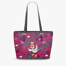 Load image into Gallery viewer, 586. ‘Human bird’ Large Leather Tote Bag