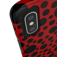 画像をギャラリービューアに読み込む, ‘Red with Black dots’ Phone Cases