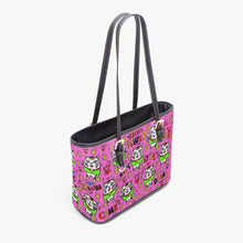 Load image into Gallery viewer, 586. 'Manekineko' Large Leather Tote Bag