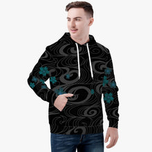 Load image into Gallery viewer, 'Yozakura Black' Unisex Hoodie