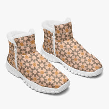 Load image into Gallery viewer, New York memories in orange-Fur Zipper Up Boots