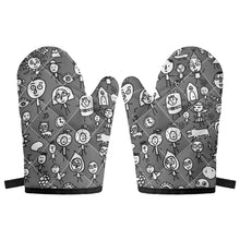 Load image into Gallery viewer, ‘Friends on the Earth’ Oven glove(two pieces)