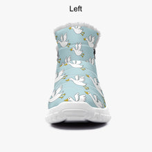 Load image into Gallery viewer, Ducks- Fur Zipper Up Boots