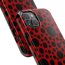 画像をギャラリービューアに読み込む, ‘Red with Black dots’ Phone Cases