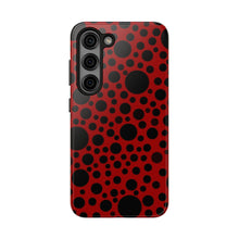 画像をギャラリービューアに読み込む, ‘Red with Black dots’ Phone Cases