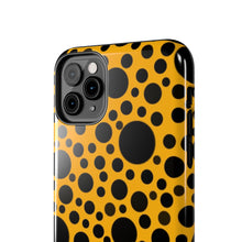 画像をギャラリービューアに読み込む, ‘Yellow with Black dots’ Phone Cases
