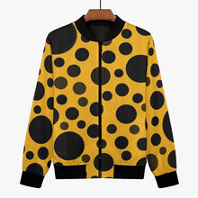 画像をギャラリービューアに読み込む, 'Yellow with black dots'Trending Women’s Jacket