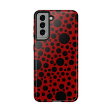 画像をギャラリービューアに読み込む, ‘Red with Black dots’ Phone Cases