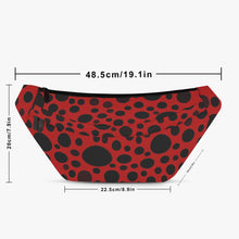 Load image into Gallery viewer, ‘Red with black dots’ Fanny Pack