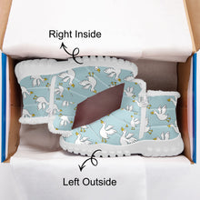 Load image into Gallery viewer, Ducks- Fur Zipper Up Boots