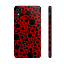画像をギャラリービューアに読み込む, ‘Red with Black dots’ Phone Cases