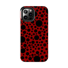 画像をギャラリービューアに読み込む, ‘Red with Black dots’ Phone Cases