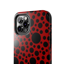 画像をギャラリービューアに読み込む, ‘Red with Black dots’ Phone Cases